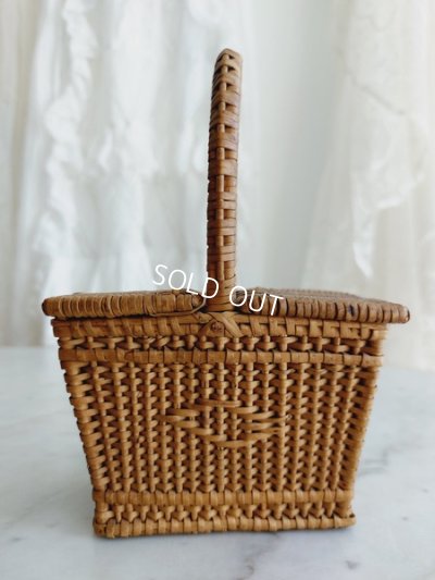 画像2: アンティークドールバスケット