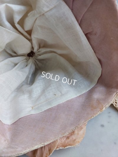 画像12: アンティーク布花ドールボネ