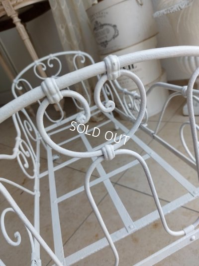 画像8: アンティークアイアン製ドールベッド