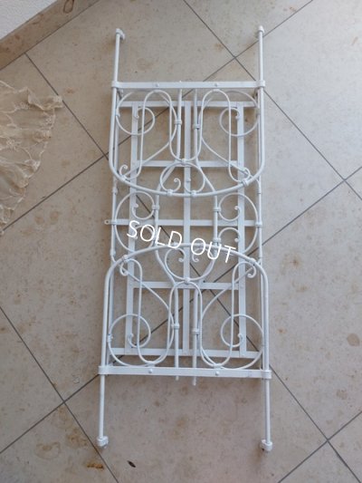 画像15: アンティークアイアン製ドールベッド