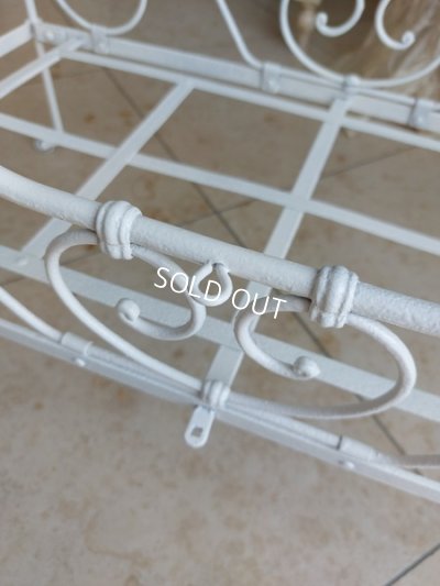 画像11: アンティークアイアン製ドールベッド