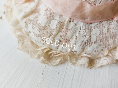 画像20: アンティークレースドールドレス&ボネ