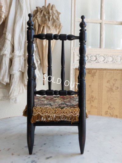 画像9: ナポレオン三世スタイルドールチェア