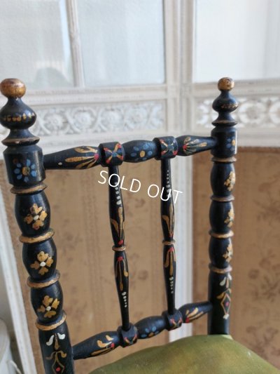 画像2: ナポレオン三世スタイルドールチェア