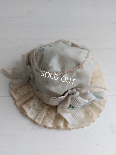 画像17: アンティークレースドールドレス&ボネ