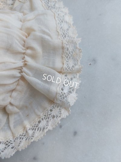 画像12: アンティーク小さなドール用ドレスとボネ