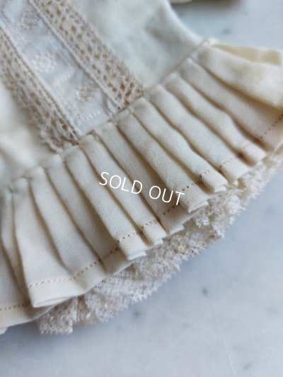 画像8: アンティーク小さなドール用ドレスとボネ