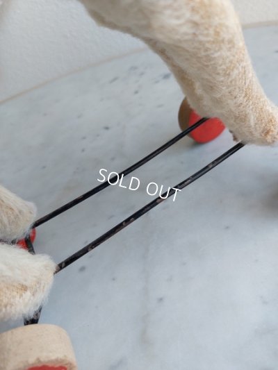 画像11: シュタイフ車輪付羊