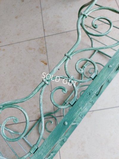 画像5: アンティークアイアンドールベッド