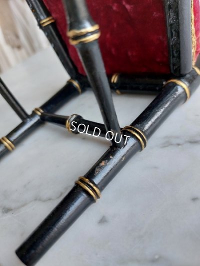 画像13: アンティークナポレオン三世スタイルドールチェア