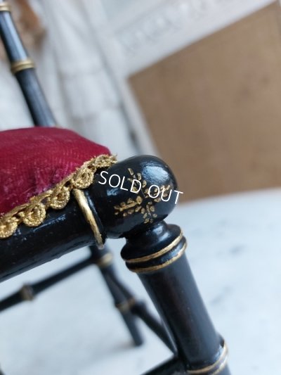 画像2: アンティークナポレオン三世スタイルドールチェア