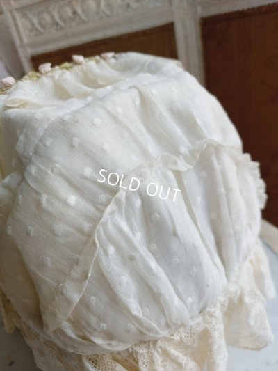 画像6: アンティークレースロココ装飾ドールベッド