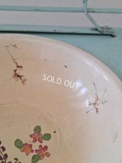 画像22: アンティークブリキウォッシュタブテーブルセット