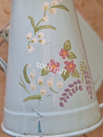 画像9: アンティークブリキウォッシュタブテーブルセット