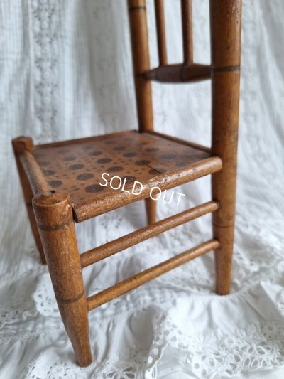 画像6: アンティーク小さなドールチェア