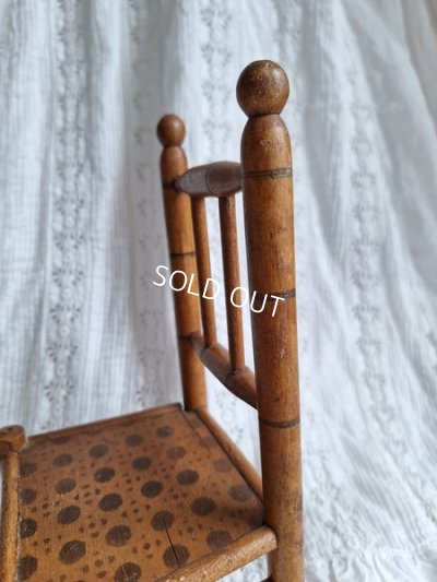 画像7: アンティーク小さなドールチェア