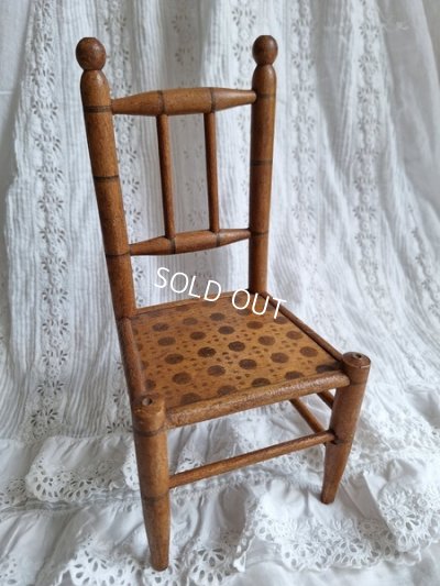 画像9: アンティーク小さなドールチェア