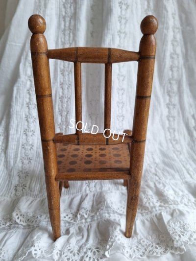画像11: アンティーク小さなドールチェア