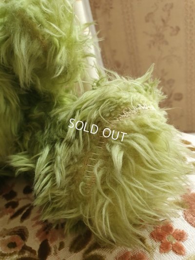 画像18: アンティークグリーンテディベア