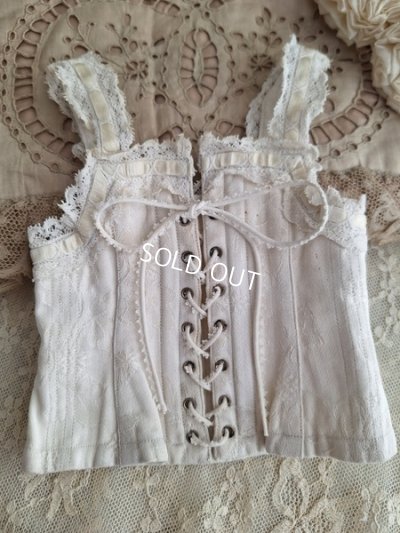 画像2: アンティークドールコルセット
