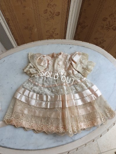 画像3: アンティークレースドールドレス＆ボネ