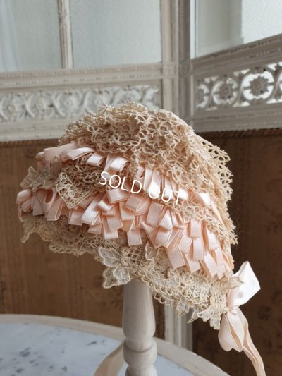 画像21: アンティークレースドールドレス＆ボネ