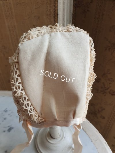 画像23: アンティークレースドールドレス＆ボネ