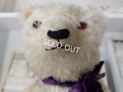 画像7: アンティークホワイトテディベア