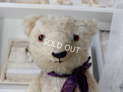 画像6: アンティークホワイトテディベア