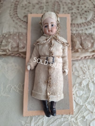 画像8: アンティーククリスマスコスチュームビスクドール