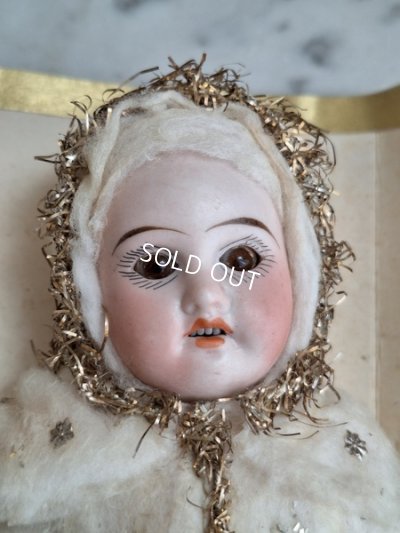 画像3: クリスマスコスチュームアンティークビスクドール