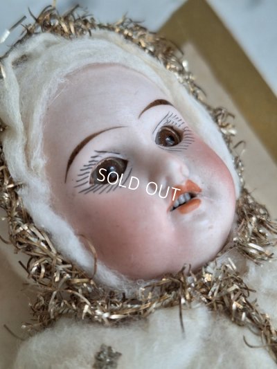 画像4: クリスマスコスチュームアンティークビスクドール