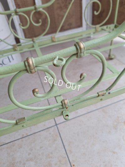 画像5: アンティークアイアンドールベッド