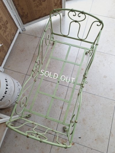 画像11: アンティークアイアンドールベッド