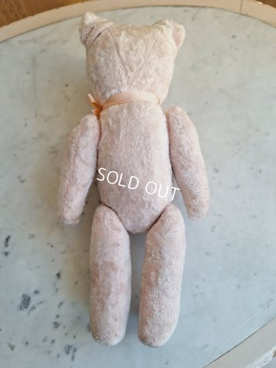画像10: アンティークフレンチピンクテディベア