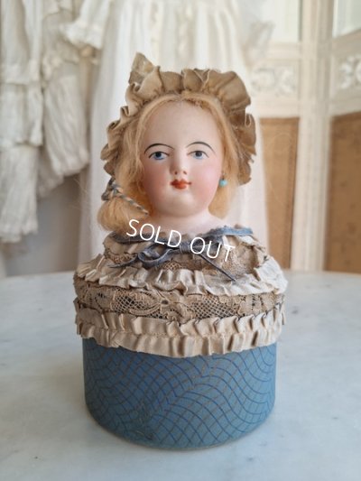 画像9: ビスクドールヘッド装飾ボックス