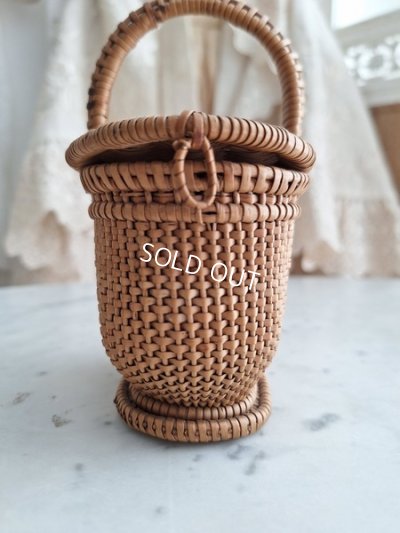 画像8: アンティークドールバスケット