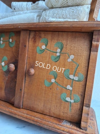 画像14: やどりぎ柄ドールオープンシェルフ