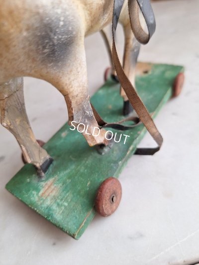 画像17: アンティーク小さな木馬