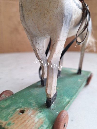 画像12: アンティーク小さな木馬