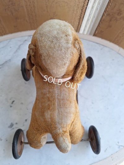 画像15: 車輪付フレンチ犬