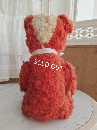 画像10: アンティークレッドテディベア