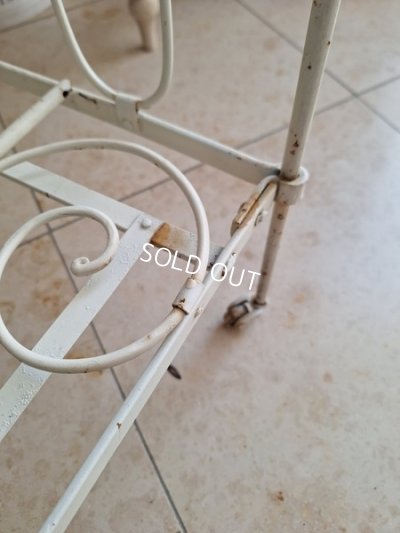 画像16: アンティークアイアンドールベッド