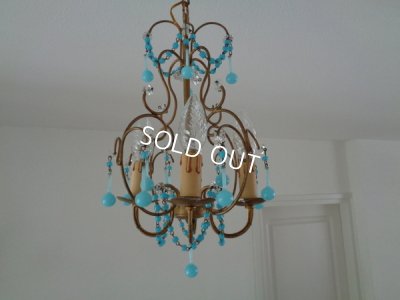 画像7: オパリンガラスプチシャンデリア