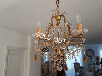 画像2: ティアドロップガラスシャンデリア