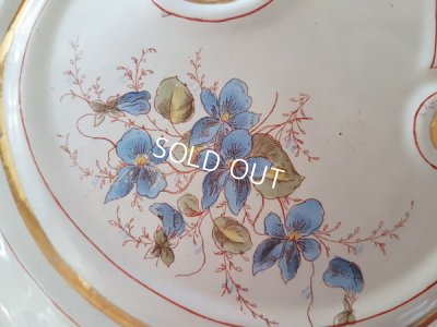 画像2: BF社すみれ柄ホーローファウンテン