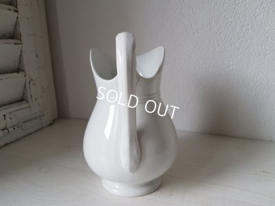 画像2: リュネヴィル白いピッチャーとベイスンセット