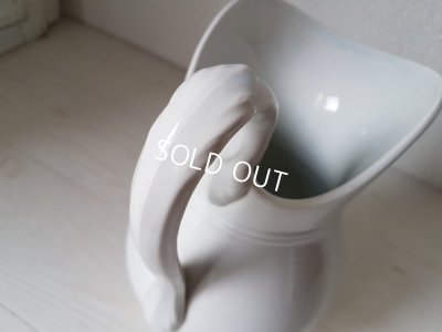 画像4: リュネヴィル白いピッチャーとベイスンセット