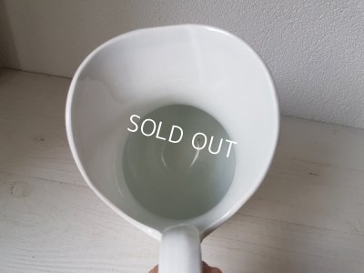 画像6: リュネヴィル白いピッチャーとベイスンセット