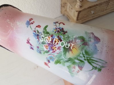 画像3: Japyピンクぼかし勿忘草柄ピッチャー